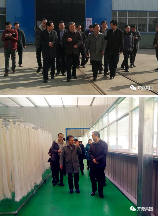 信阳市长尚朝阳一行考察AK中国环保生产基地